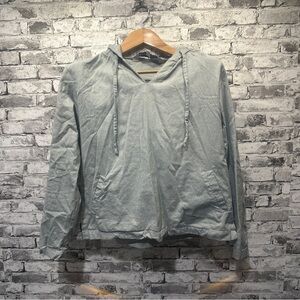 EUC American Rhino Light Gray Hoodie Sweatshirt Size Medium